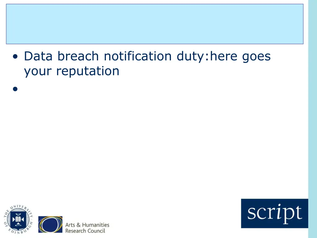 data breach notification duty here goes your