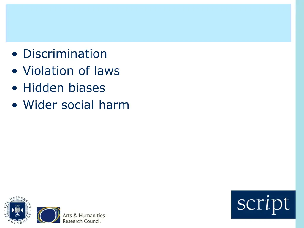discrimination violation of laws hidden biases