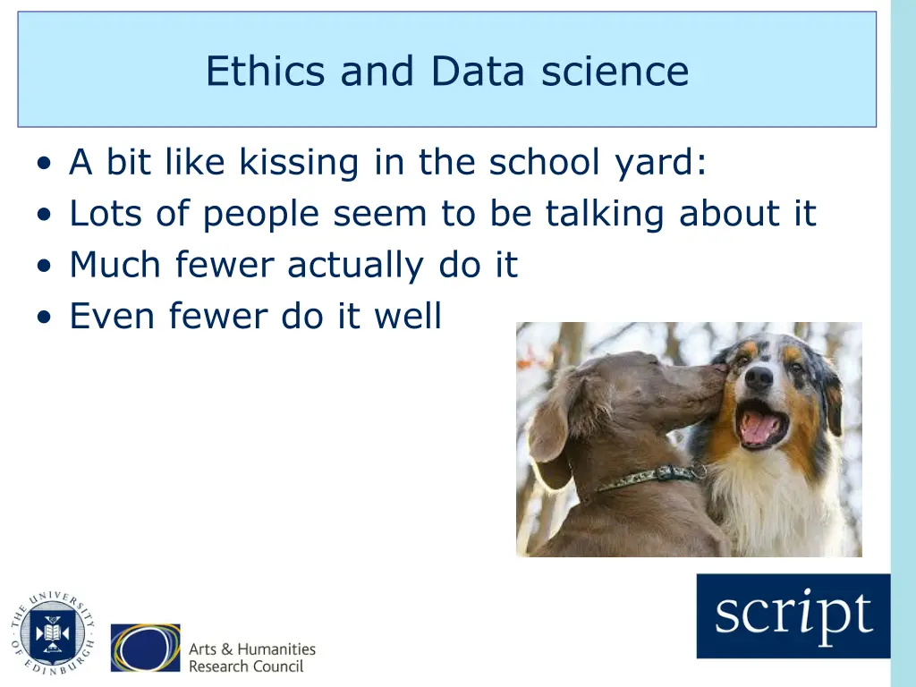 ethics and data science