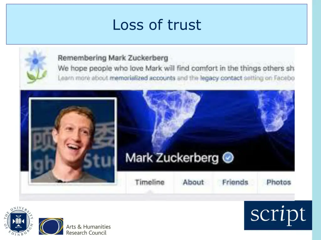 loss of trust