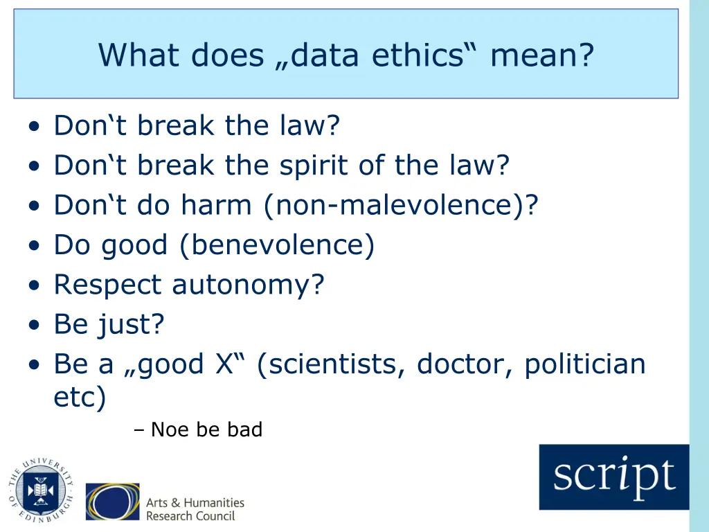 what does data ethics mean