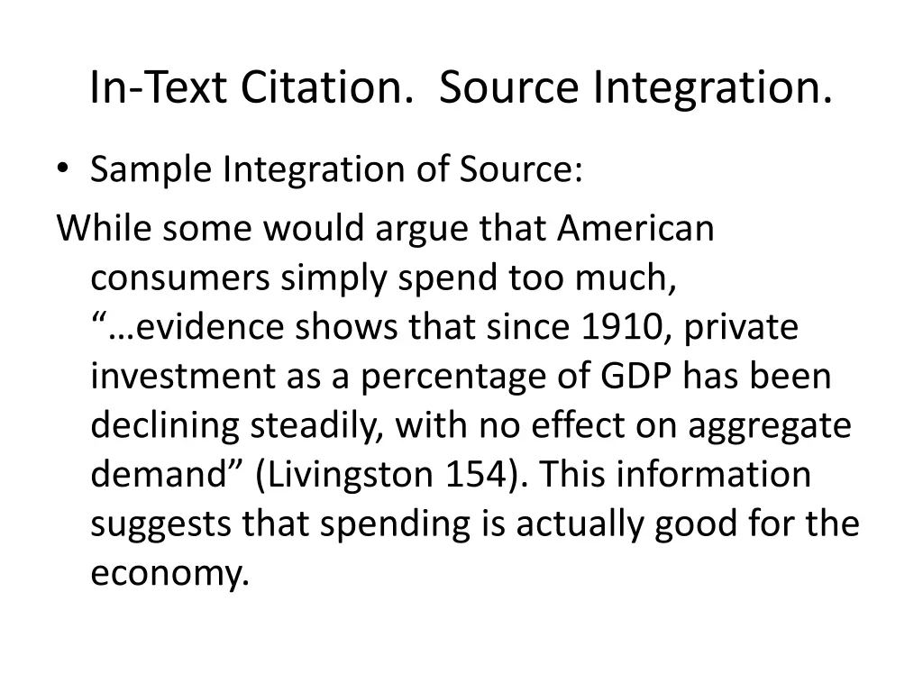 in text citation source integration