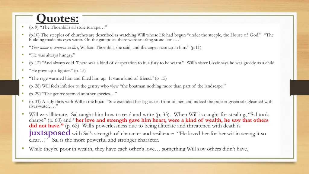 quotes p 9 the thornhills all stole turnips
