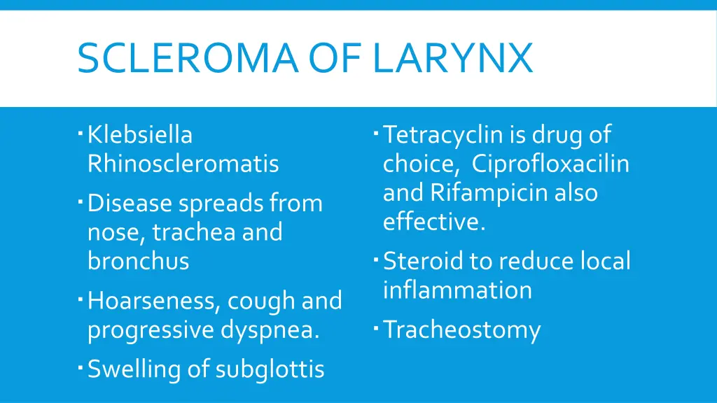scleroma of larynx