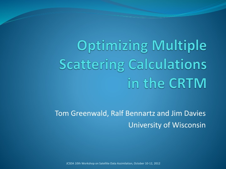tom greenwald ralf bennartz and jim davies