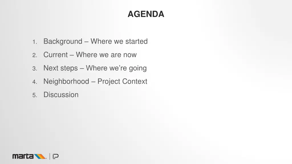 agenda