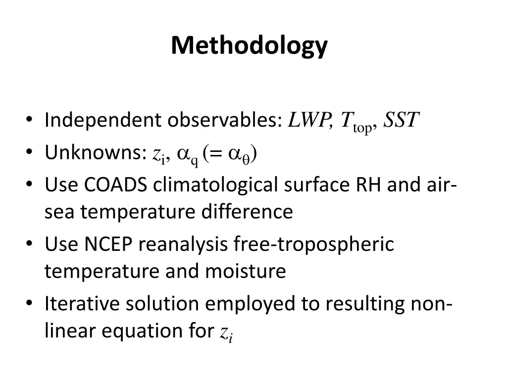 methodology