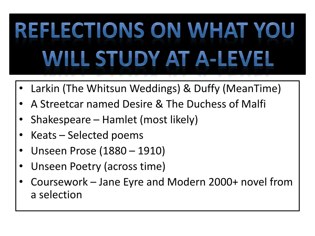 larkin the whitsun weddings duffy meantime
