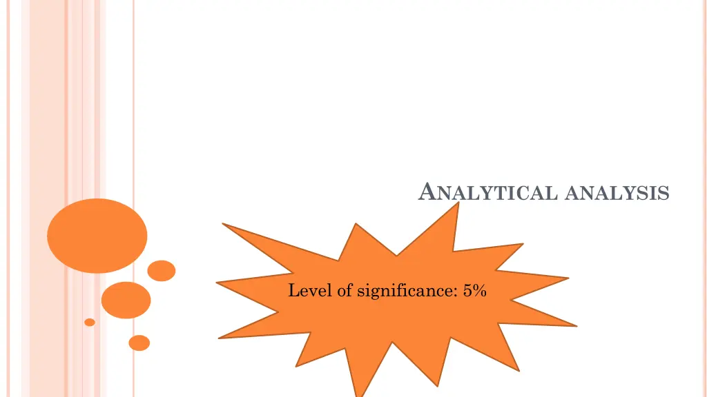 a nalytical analysis