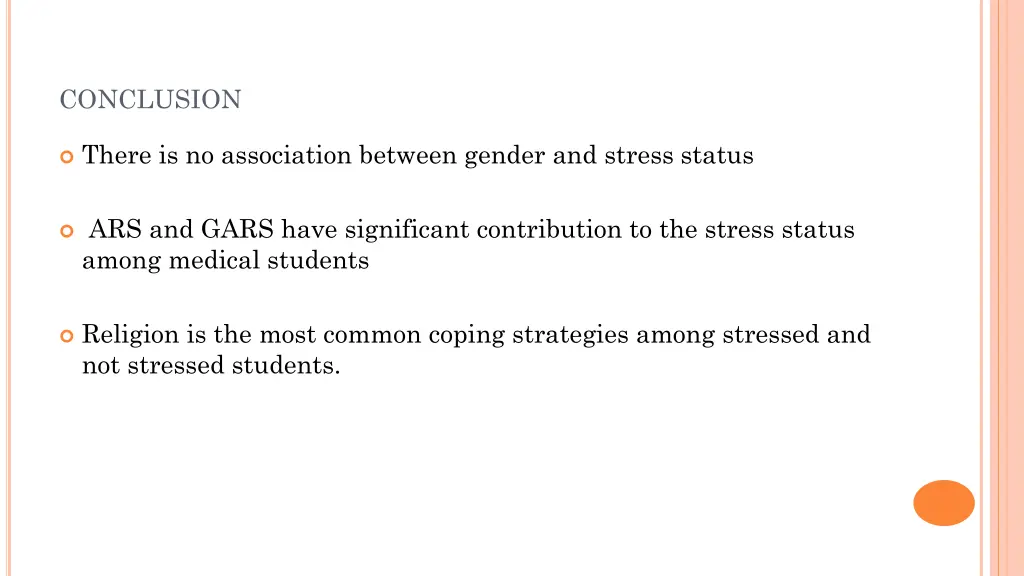 conclusion