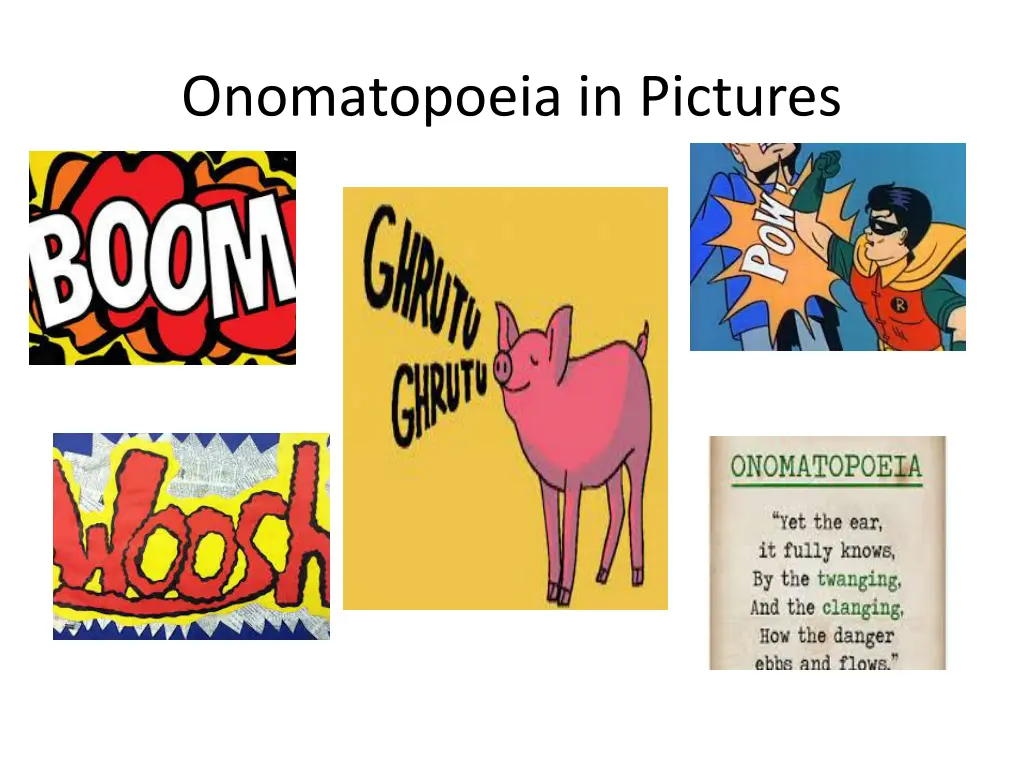 onomatopoeia in pictures