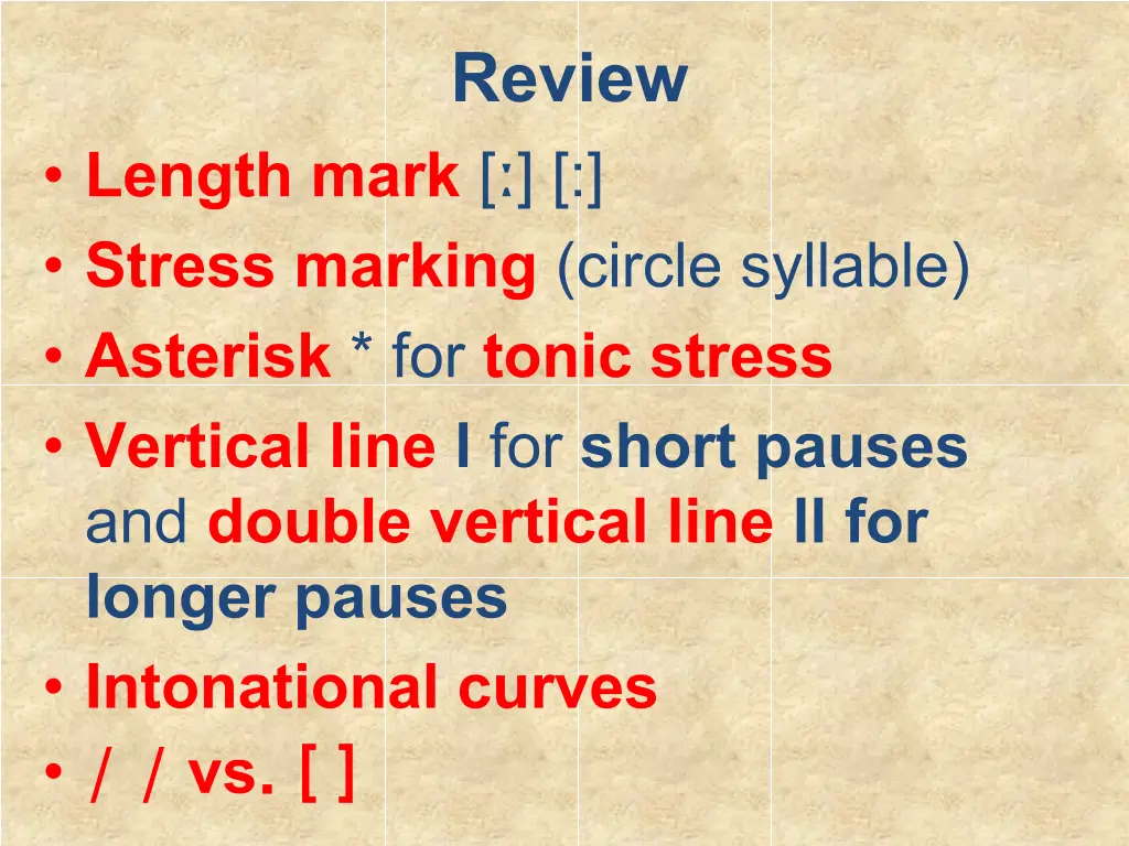 review