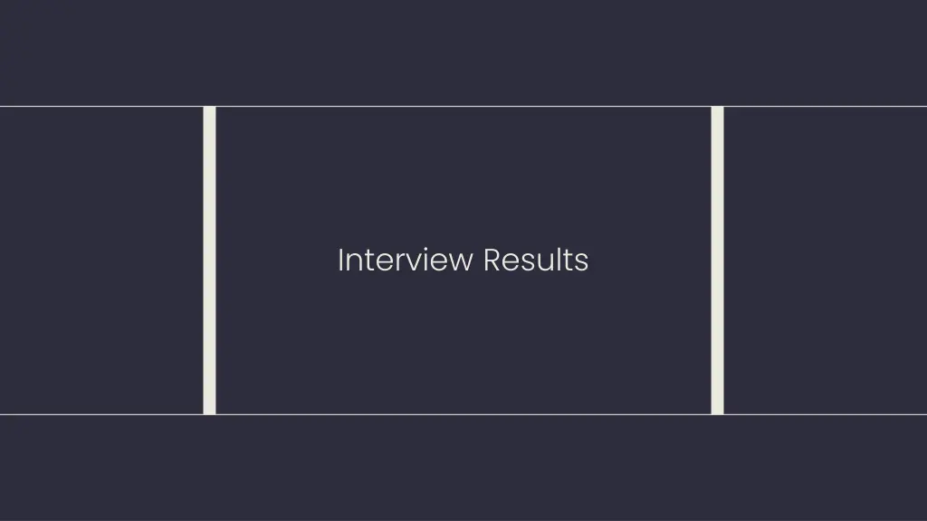interview results