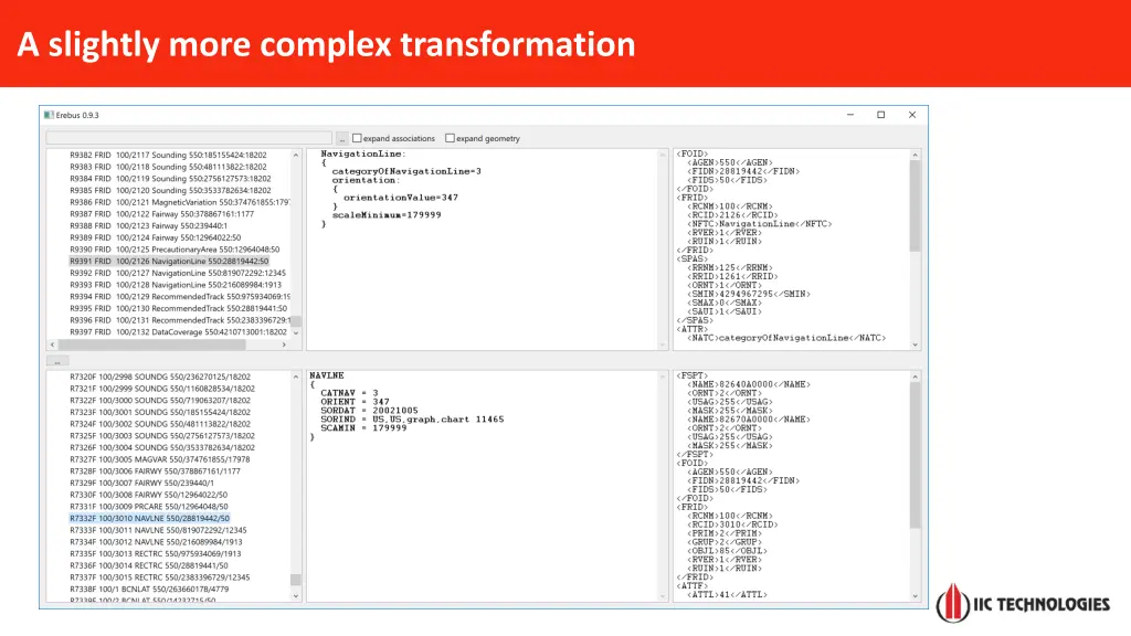 a slightly more complex transformation 1
