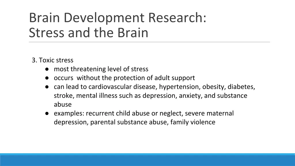 brain development research stress and the brain 2