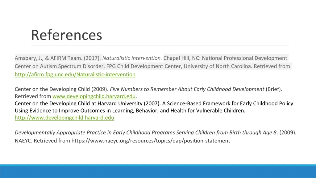 references