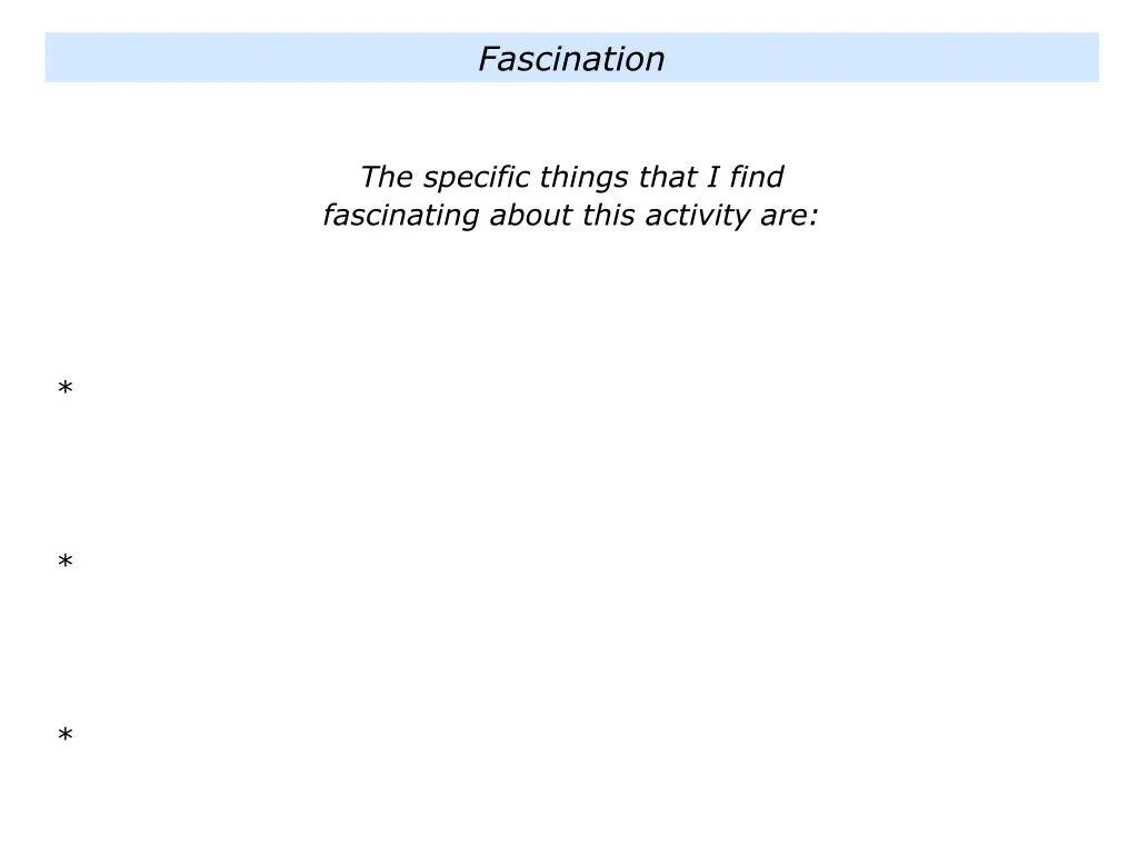 fascination