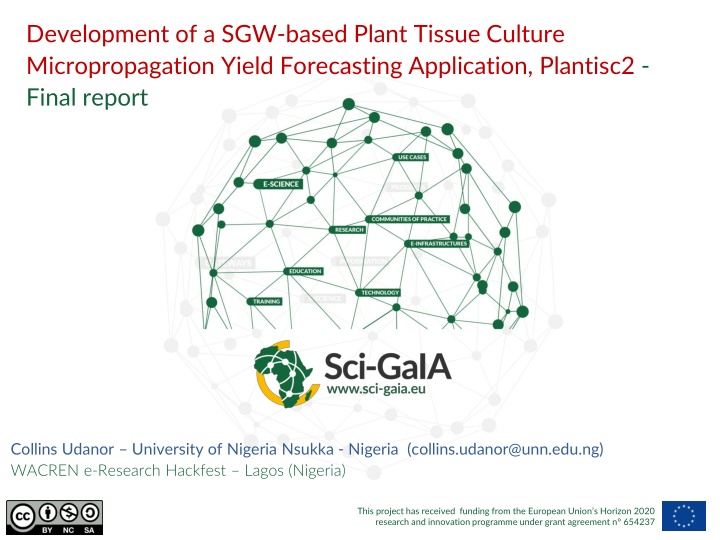 development of a sgw based plant tissue culture