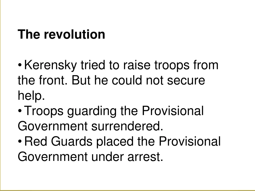 the revolution 1