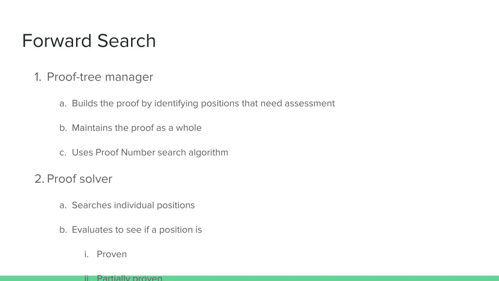 forward search