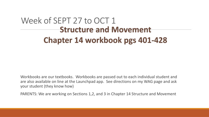 week of sept 27 to oct 1