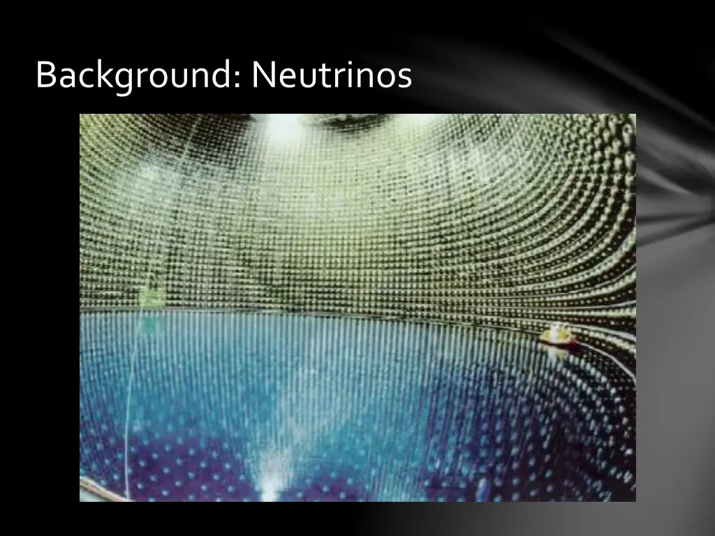 background neutrinos 1