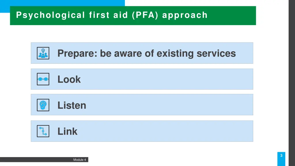 psychological first aid pfa approach