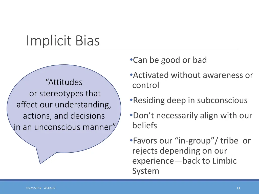 implicit bias