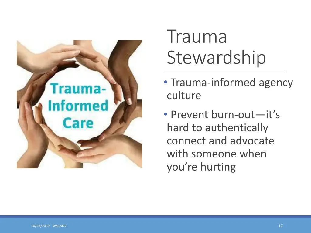 trauma stewardship