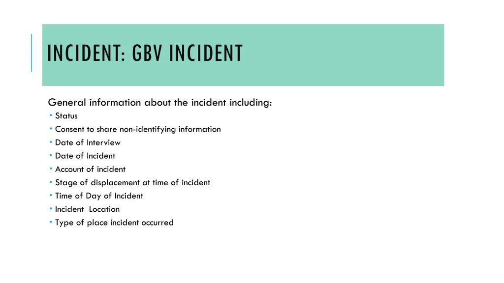 incident gbv incident
