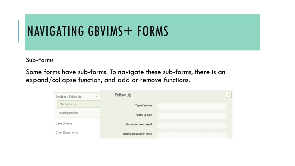 navigating gbvims forms 1