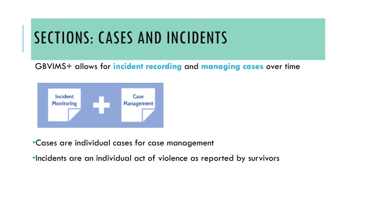 sections cases and incidents sections cases