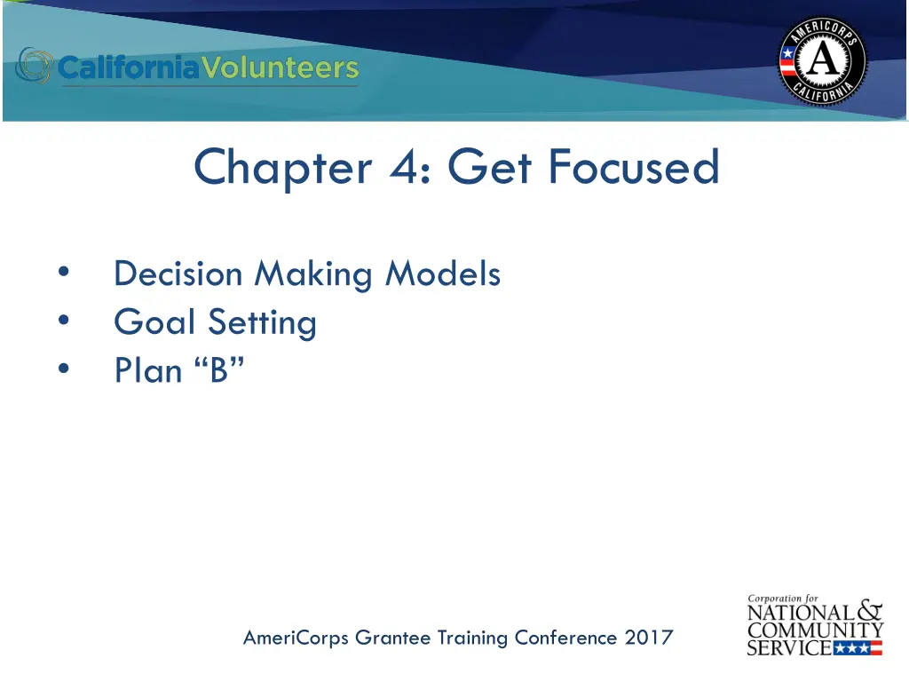 chapter 4 get focused