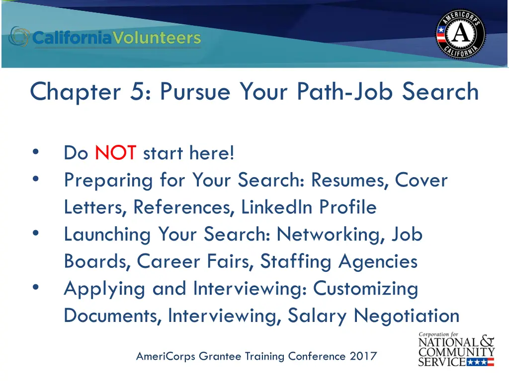 chapter 5 pursue your path job search