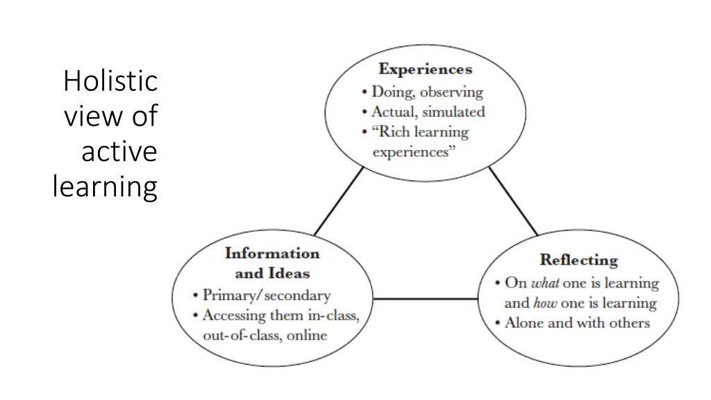 holistic view of active learning