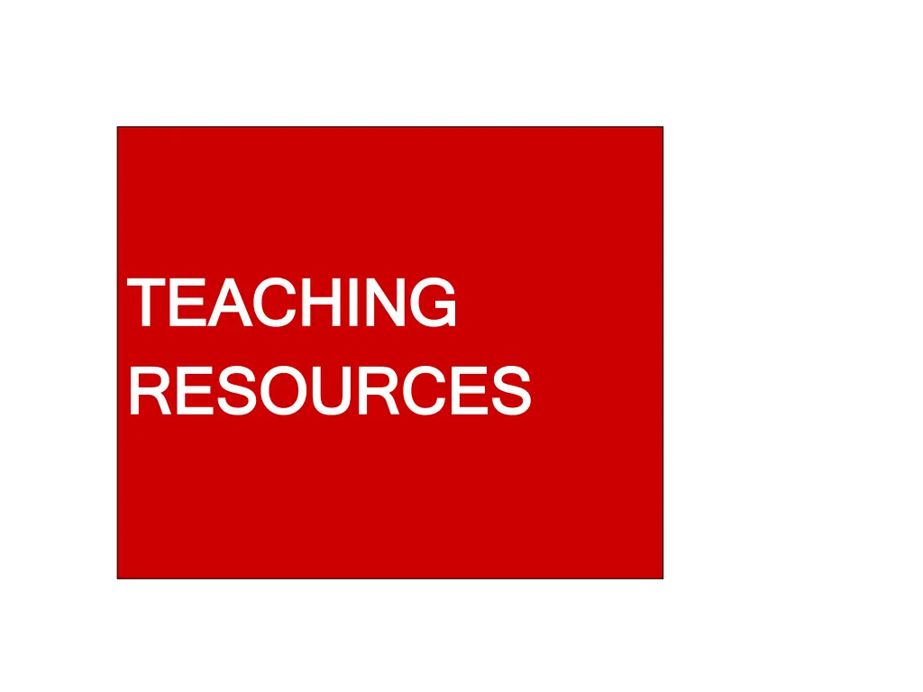 teaching teaching resources resources