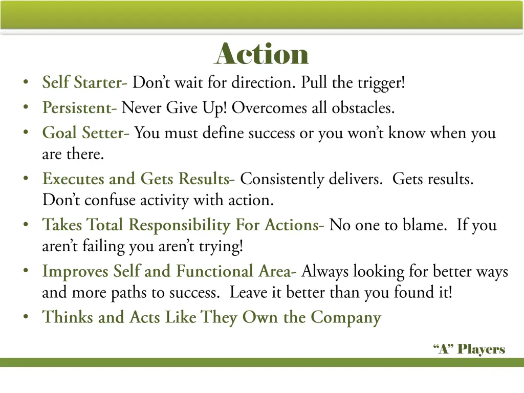 action