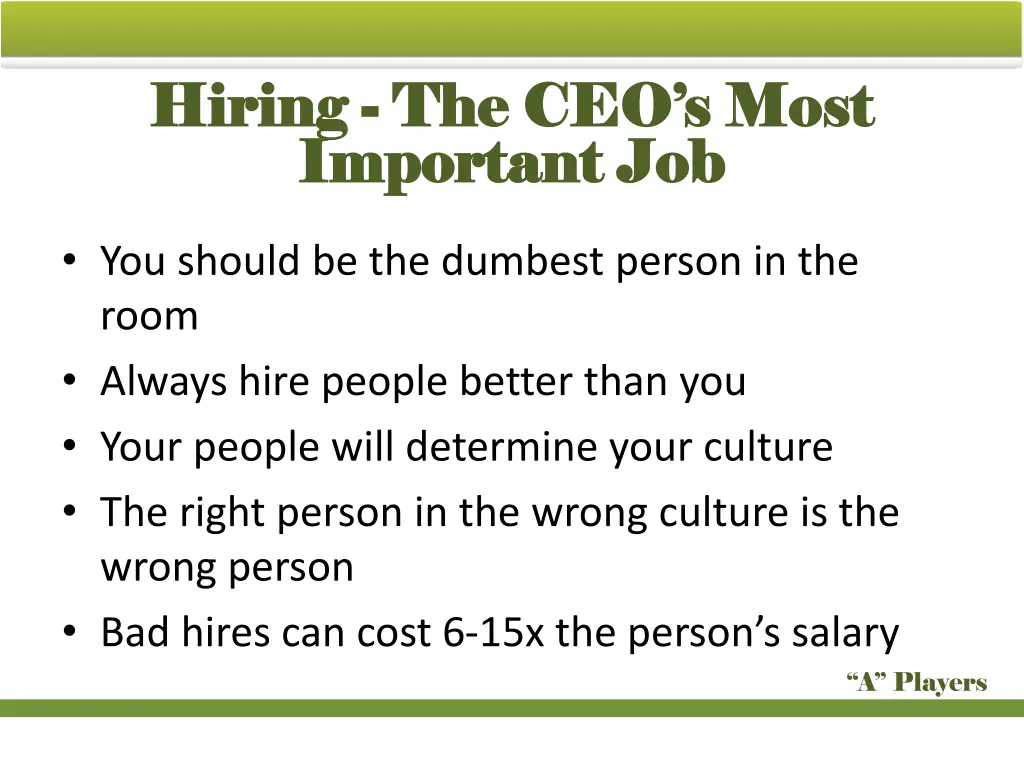 hiring hiring the ceo s most the ceo s most