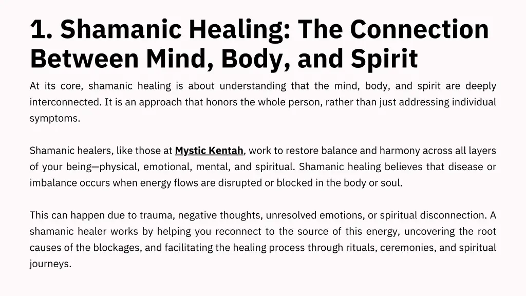 1 shamanic healing the connection between mind