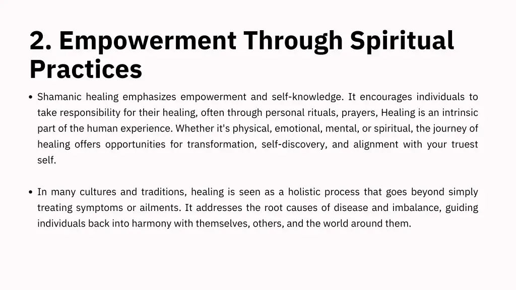 2 empowerment through spiritual practices