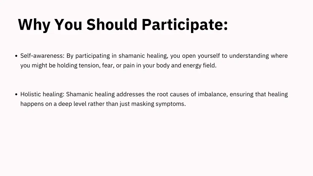 why you should participate