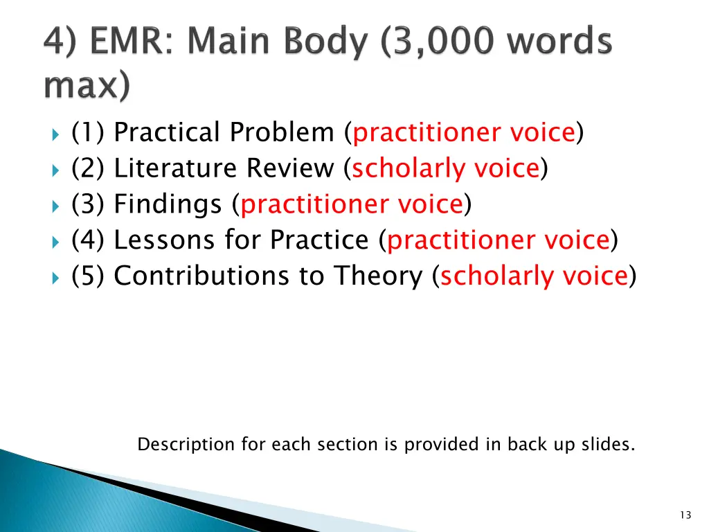 1 practical problem practitioner voice