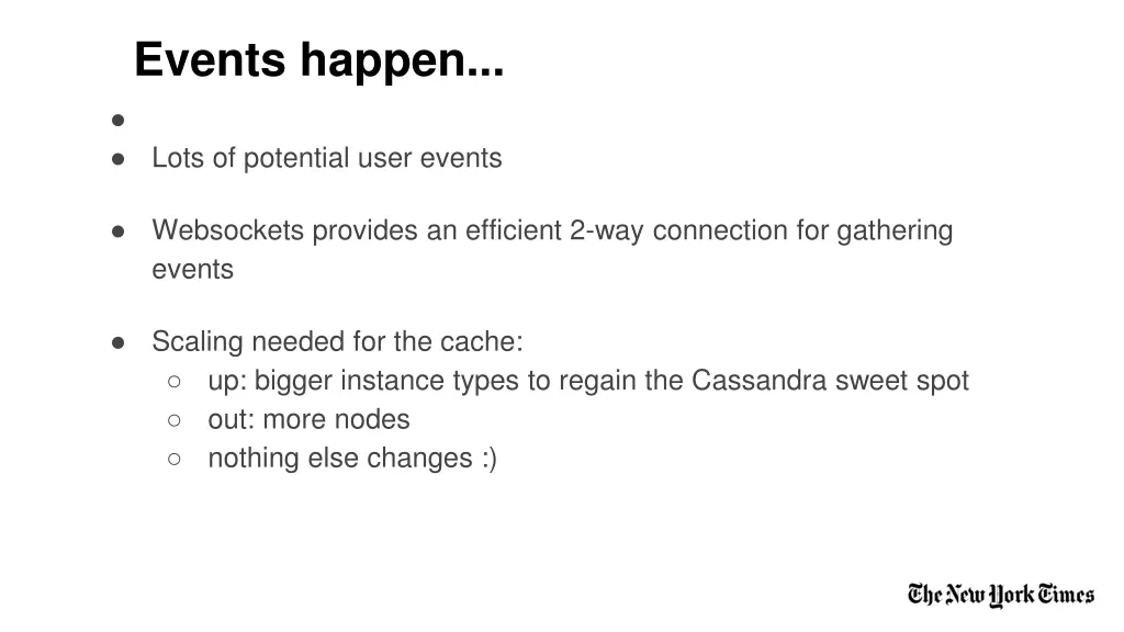 events happen
