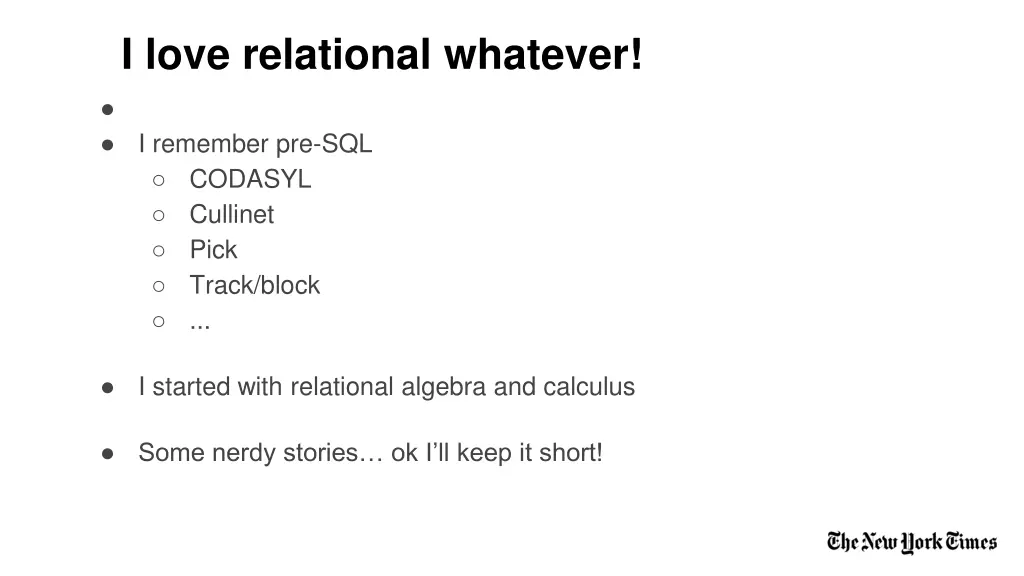 i love relational whatever