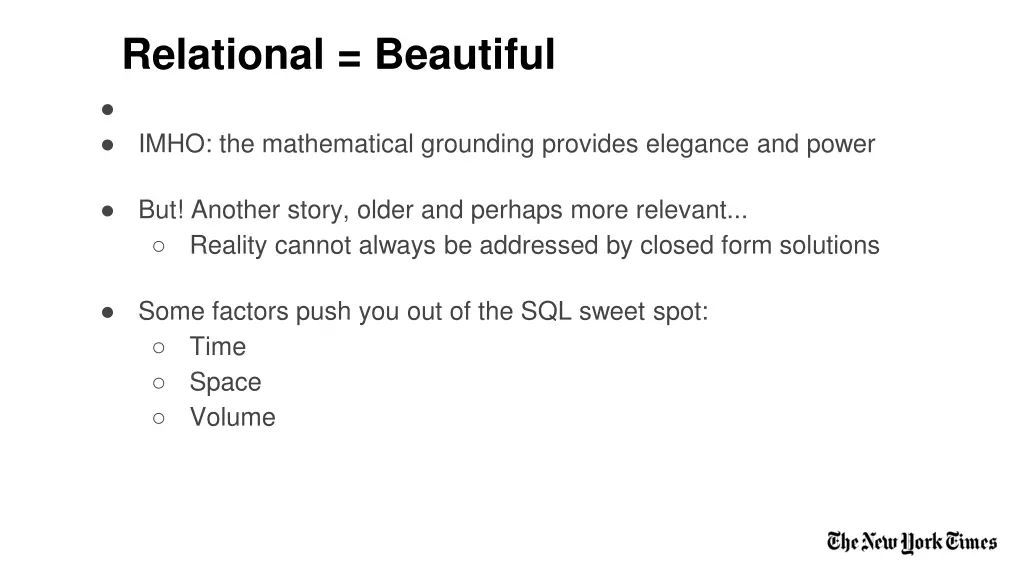 relational beautiful