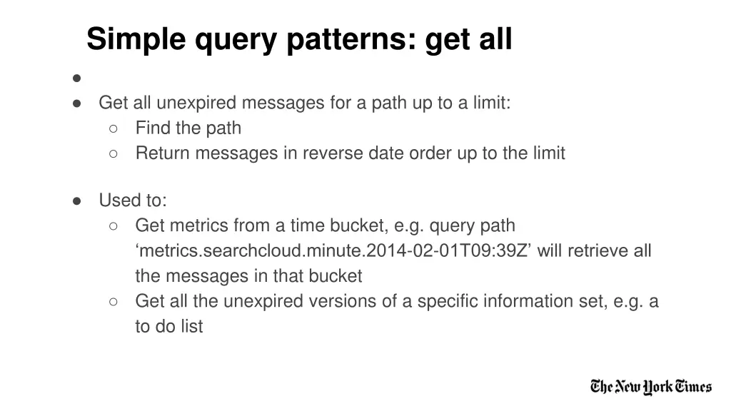 simple query patterns get all