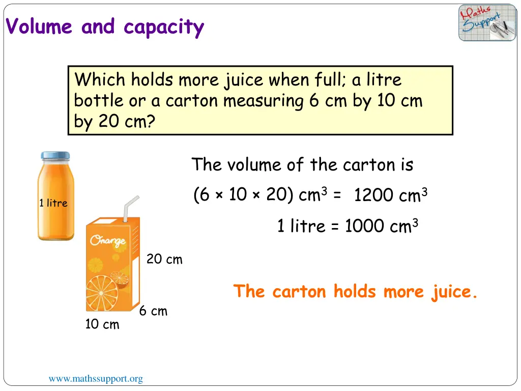 volume and capacity 1