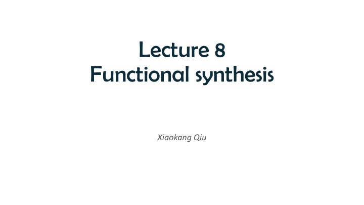 lecture 8
