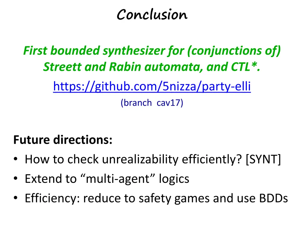 conclusion