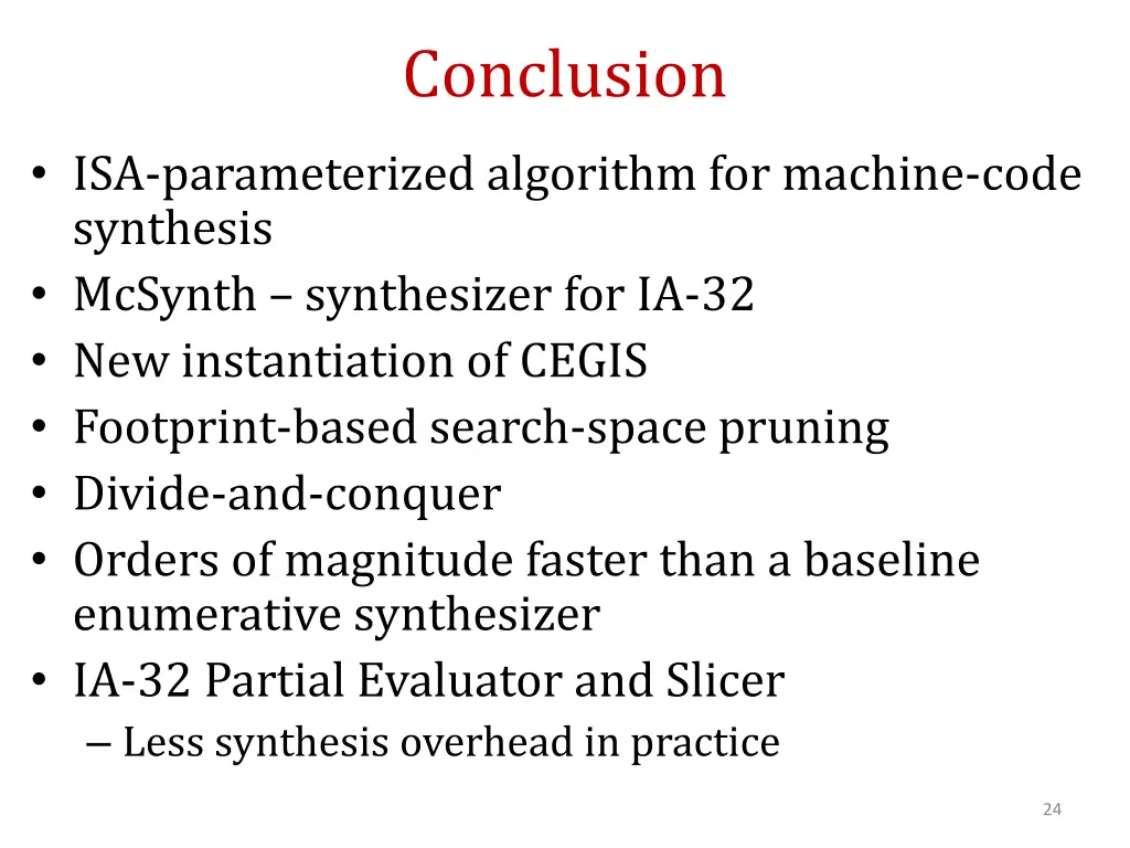 conclusion